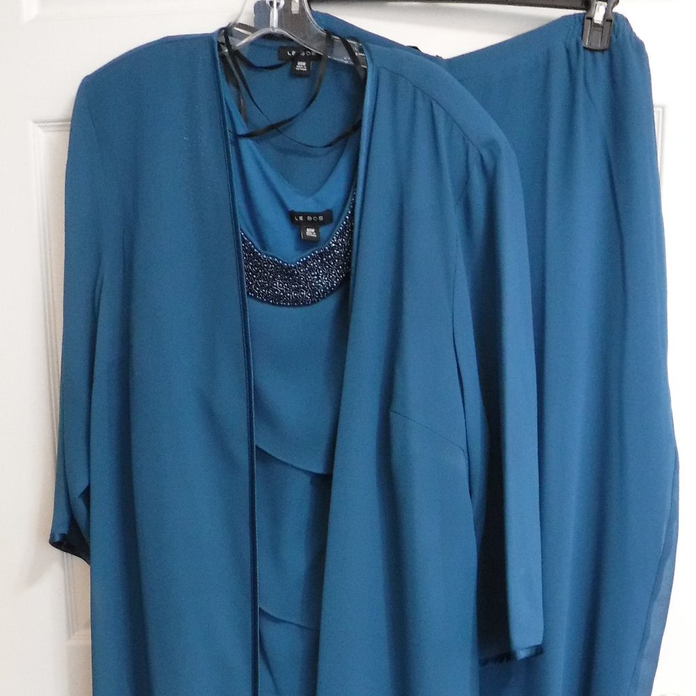 Womens 3 Piece Formal Beaded Separates Sz 20